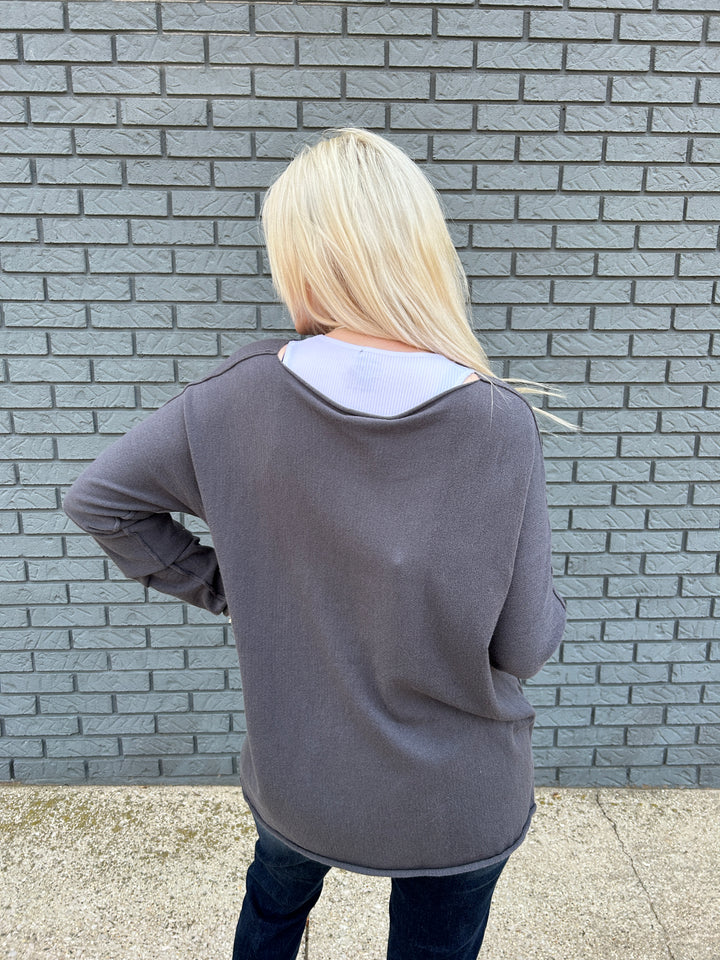 Basic Crew Knit Pullover