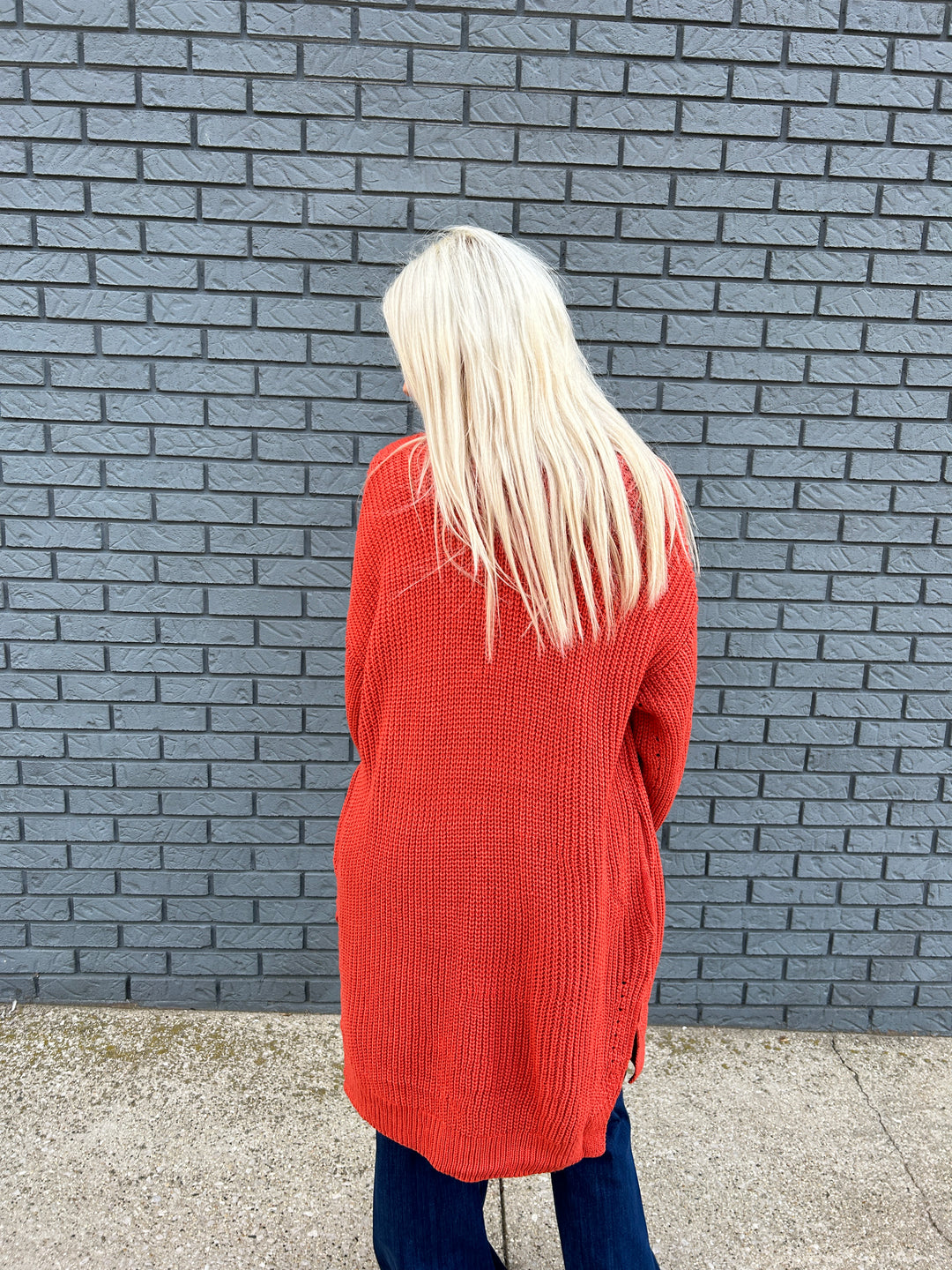 Open Front Puff Sleeve Cardigan