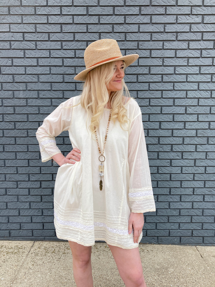 gathered side top