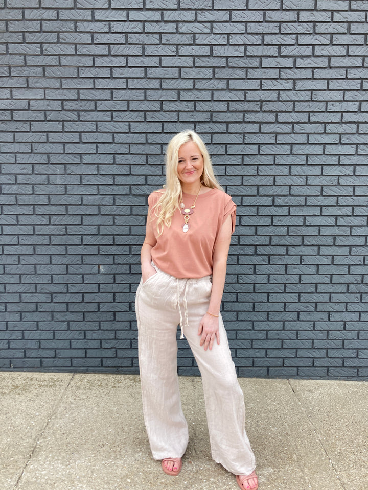 wide leg jog pant