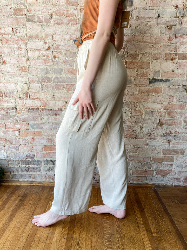 Linen Josie Cargo Pant