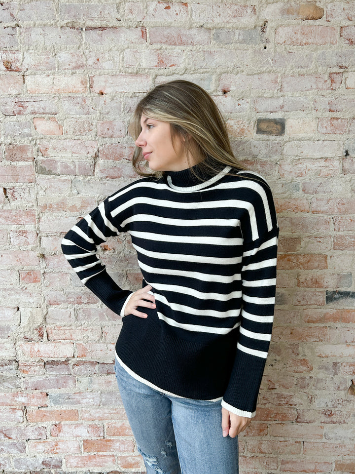 Knit Turtleneck Sweater
