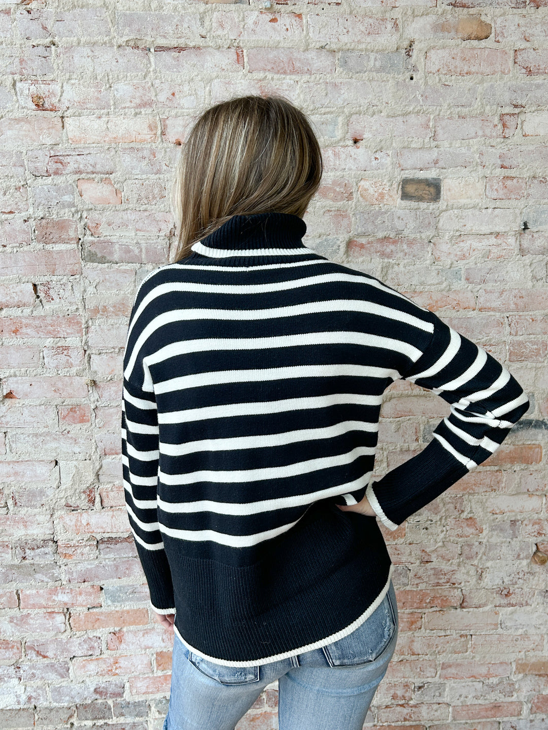 Knit Turtleneck Sweater