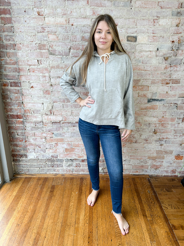 Hoodie Textured Loose Fit