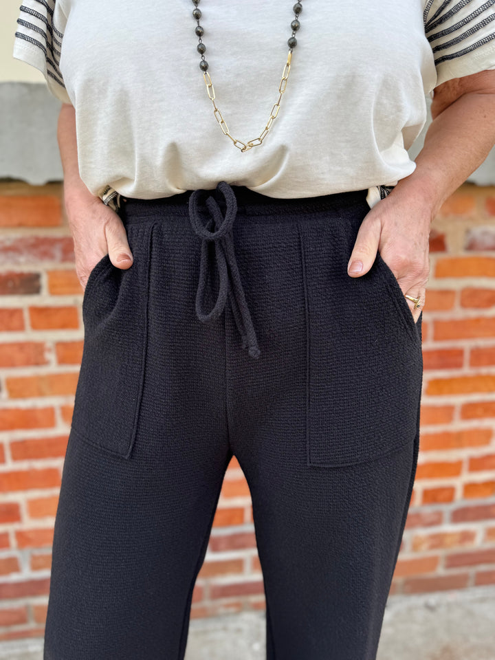 Knit Drawstring Bottoms