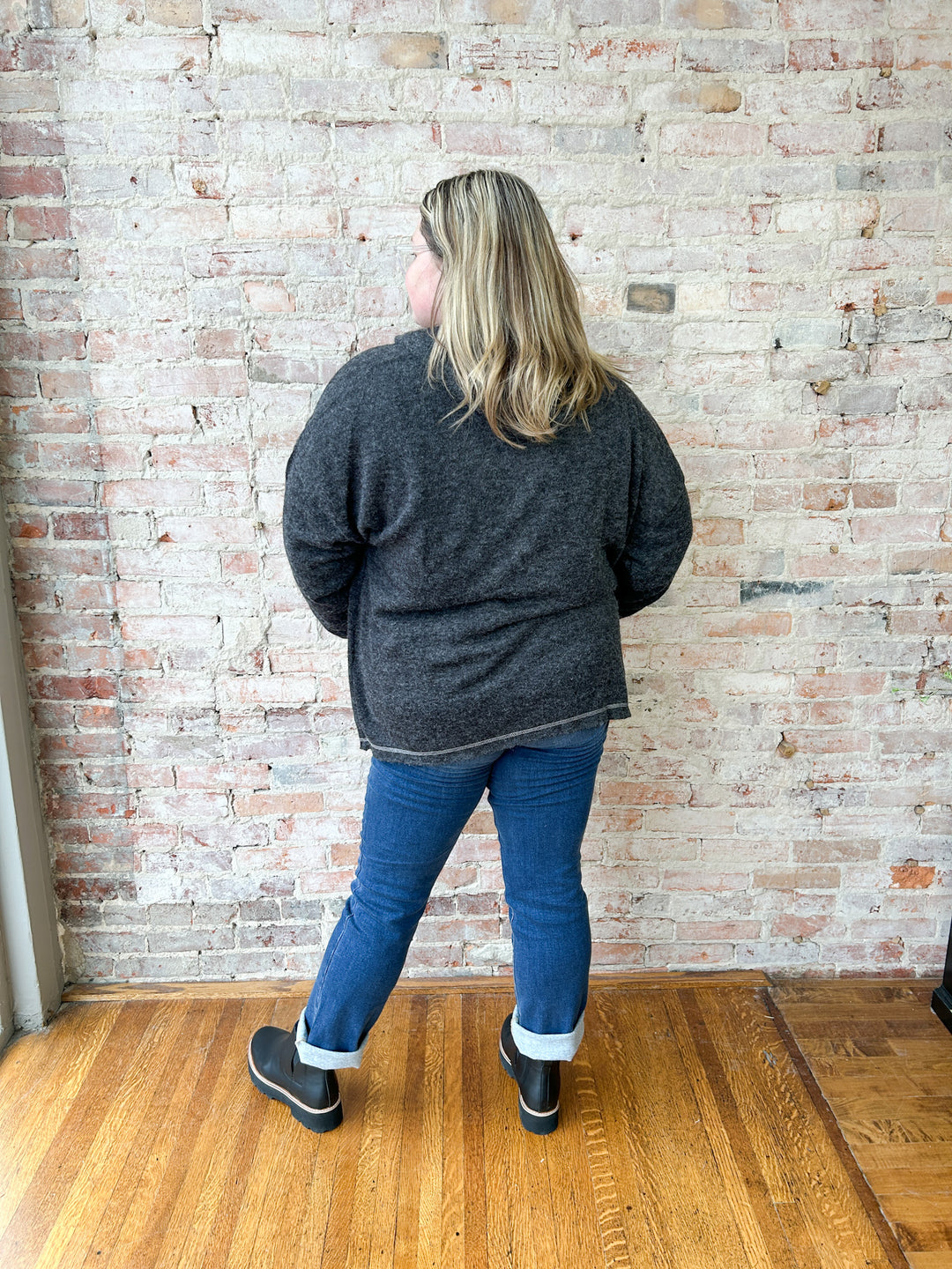 Cardigan Hooded Loose Fit