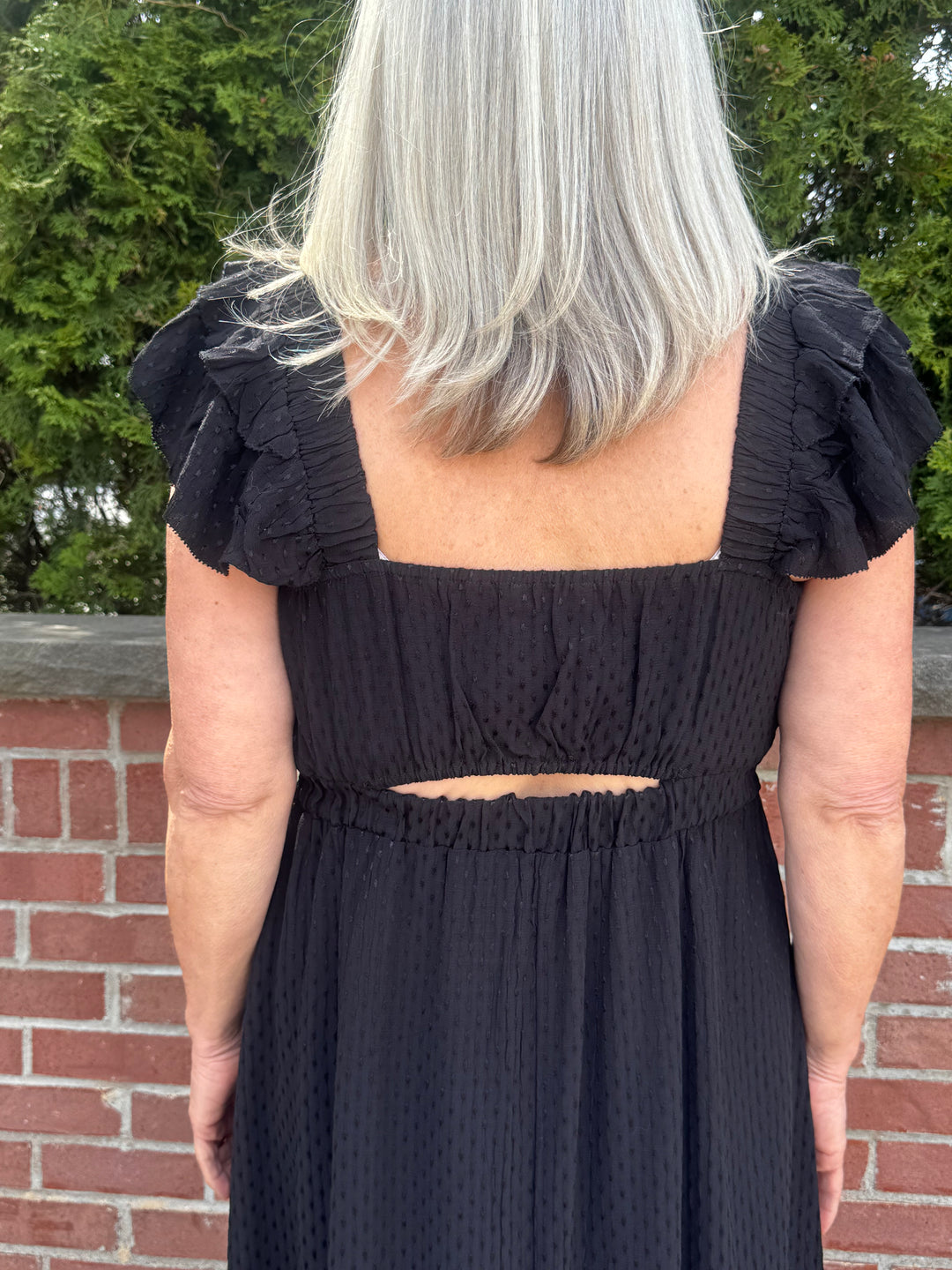 Maxi Dress w/ Frill Detail