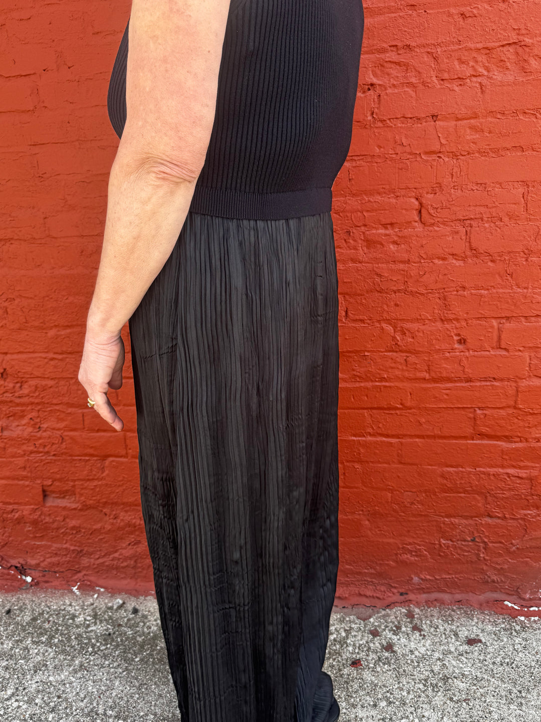 Sleeveless Twofer Maxi Dress