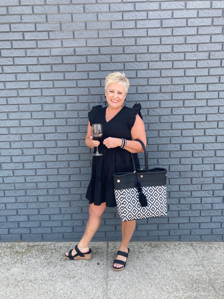 Dress Ruffle Sleeve