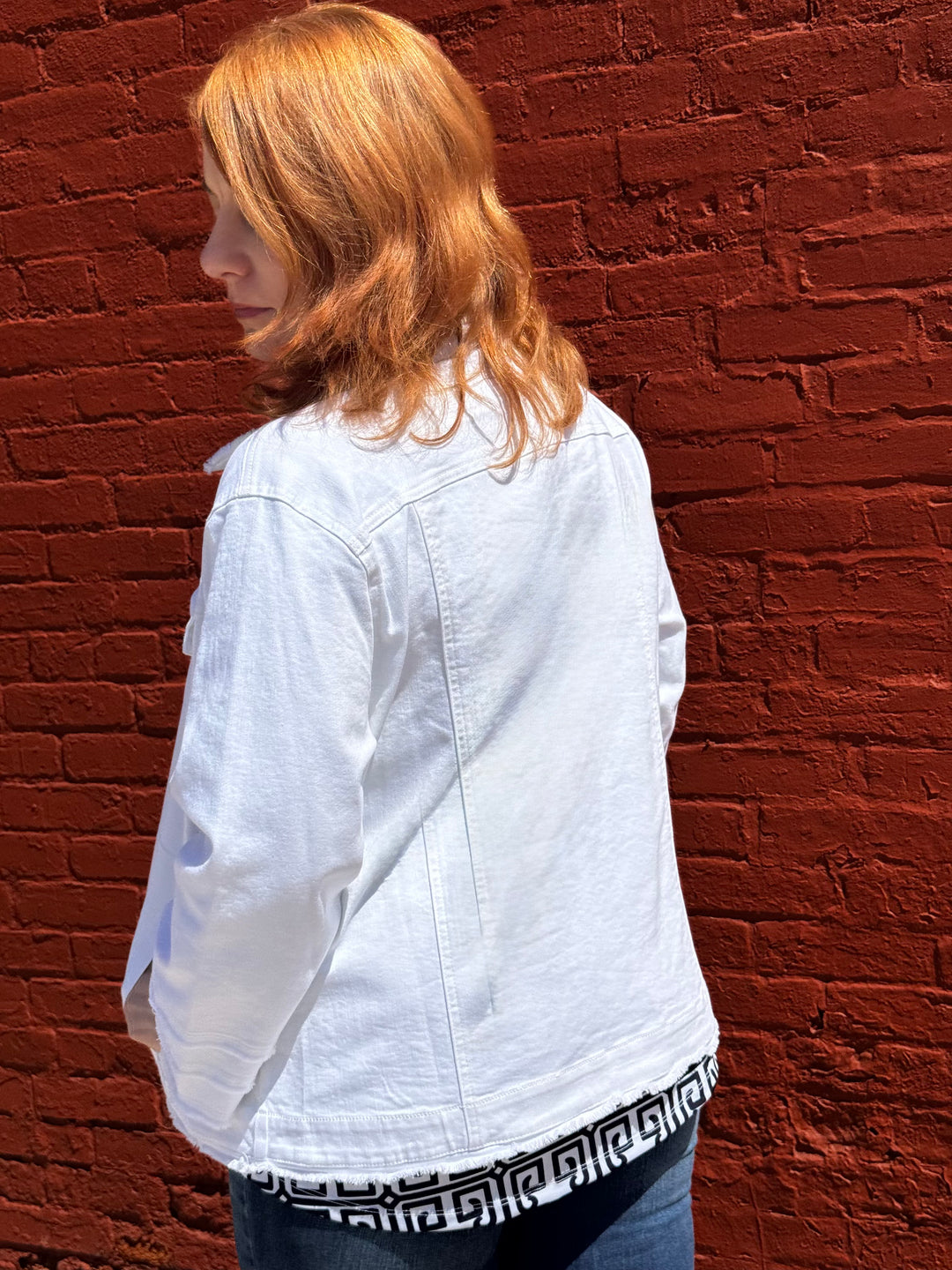 Triple Fringe Jean Jacket