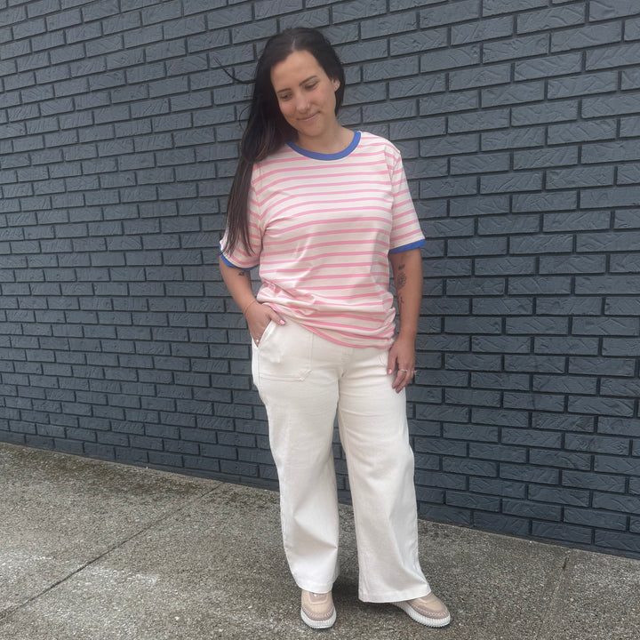 Betty Short Sleeve Stripe Shirt