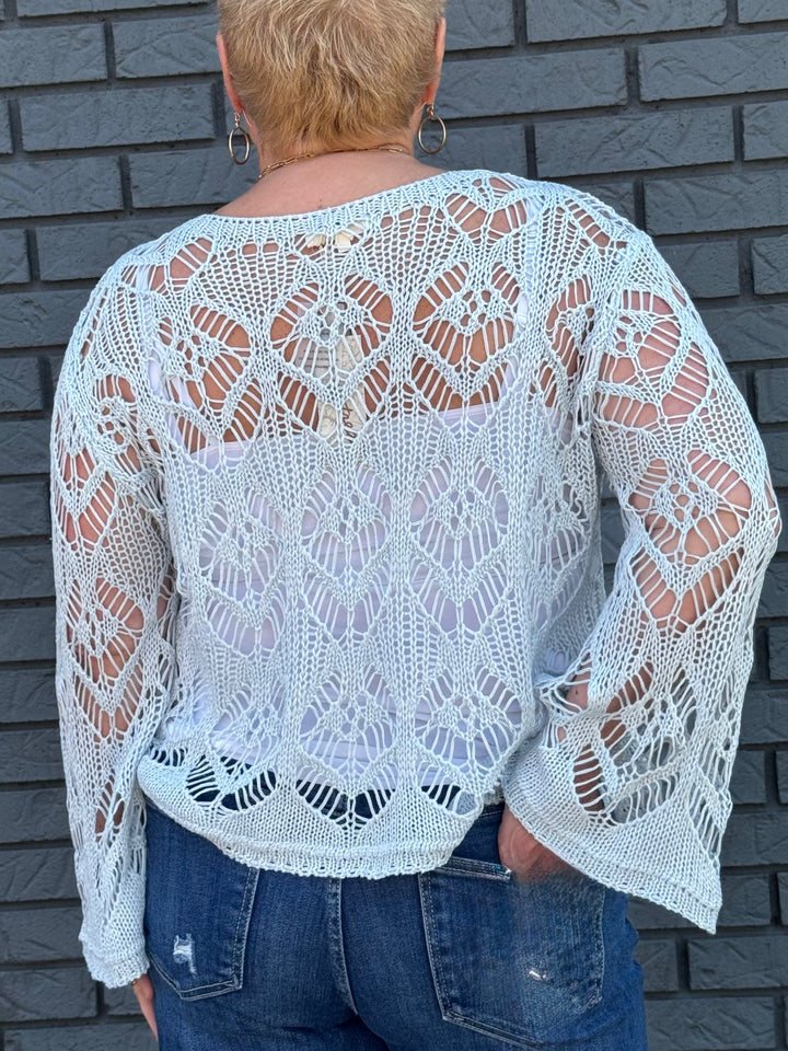 Crochet Knit Top