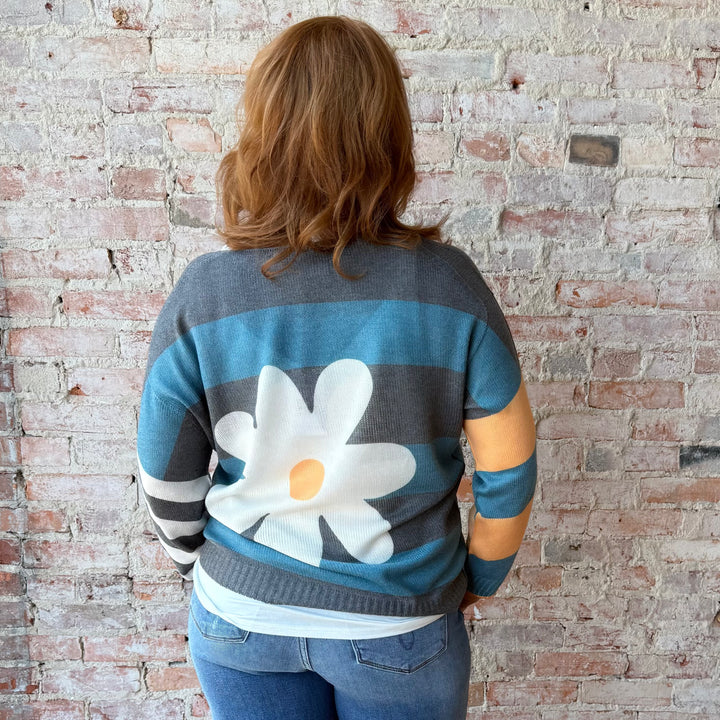 Flower Sweater Top