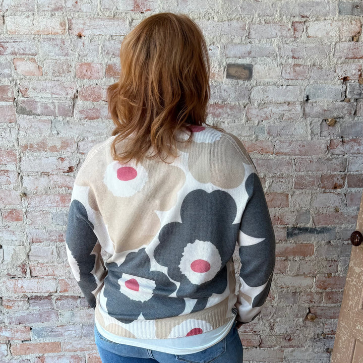 Flower Sweater Top