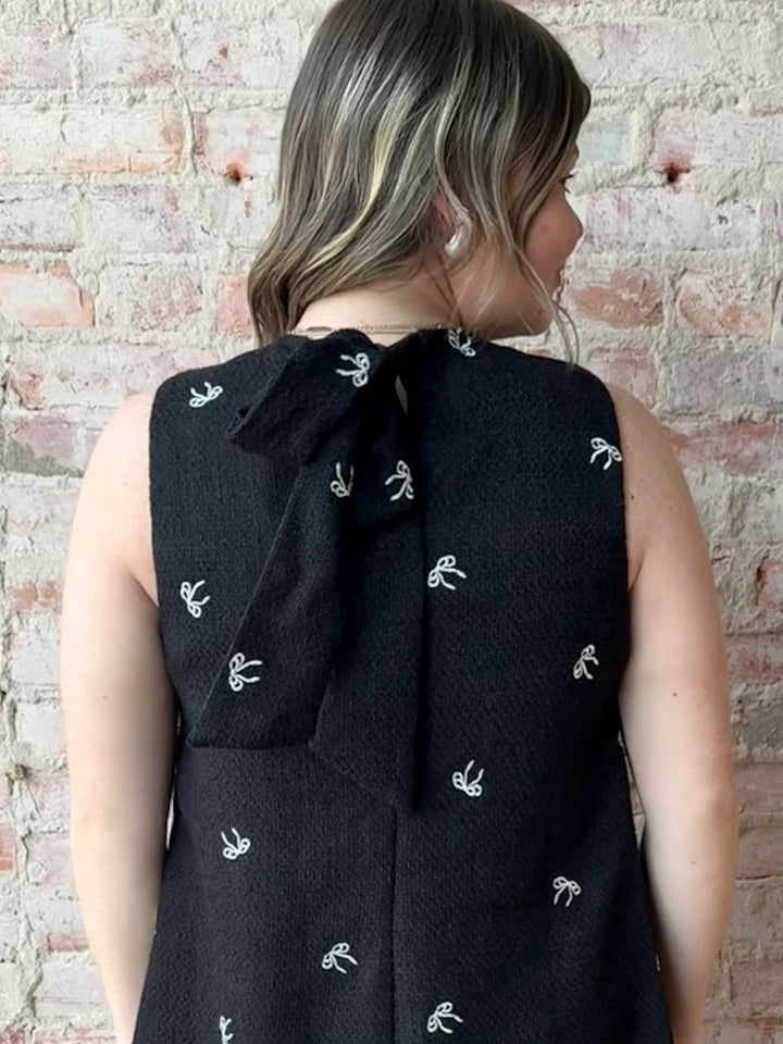 Lightweight Tweed Mini Dress