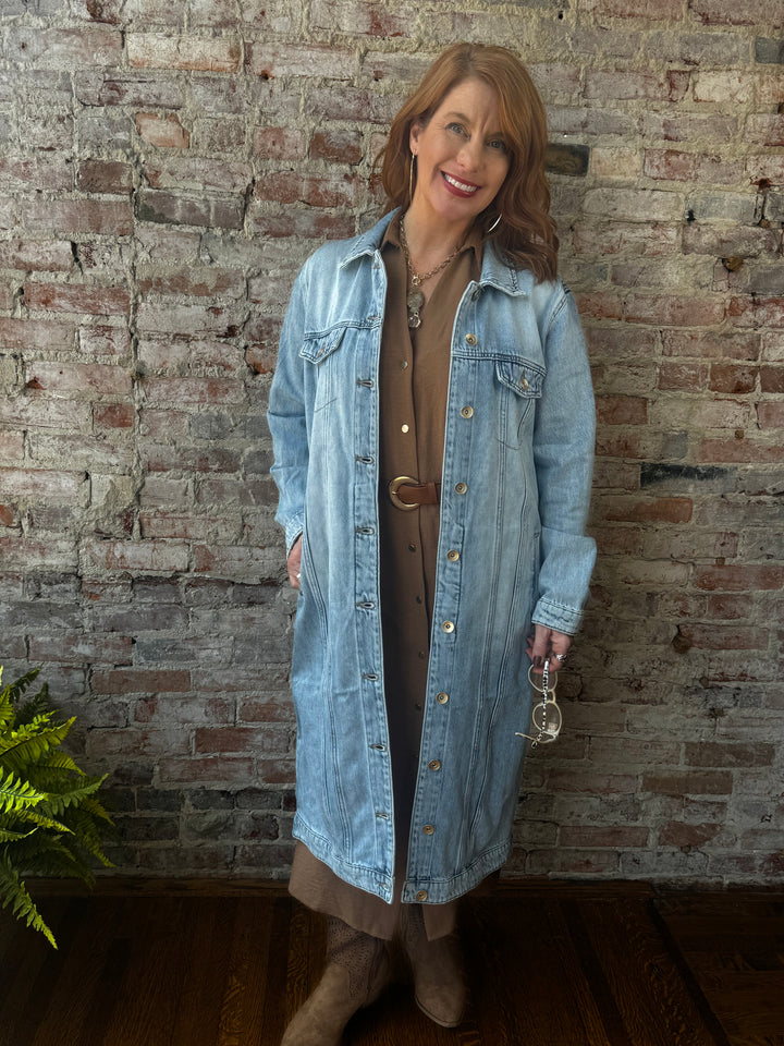 Long Denim Duster