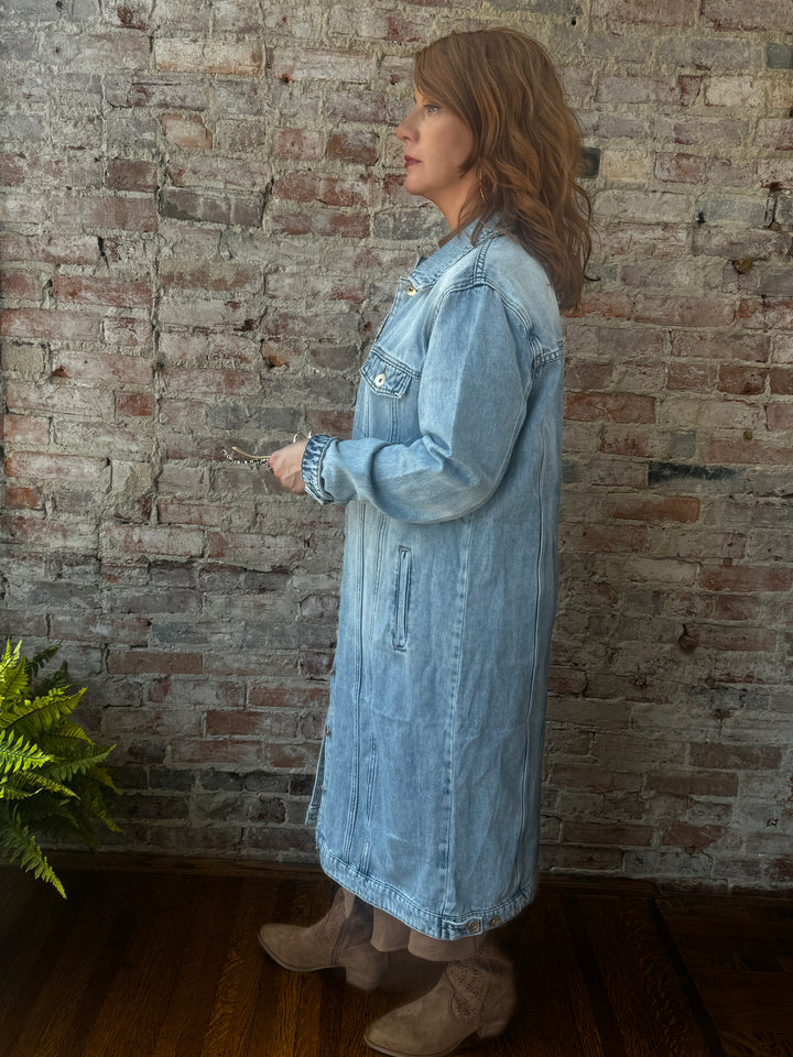 Long Denim Duster