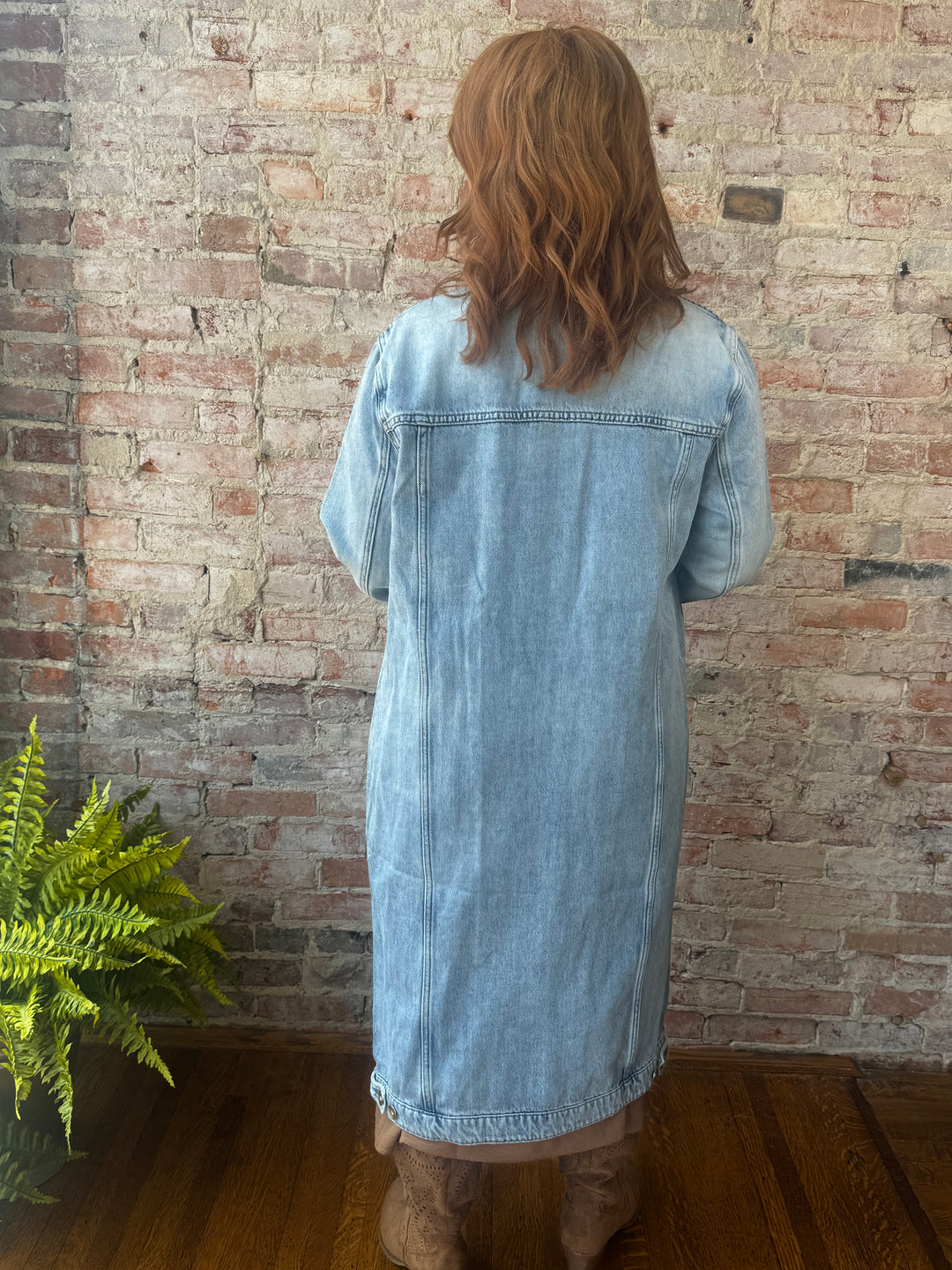 Long Denim Duster