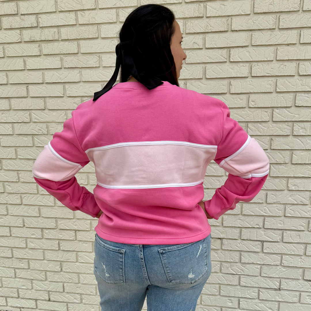 Cloud Fleece Color Block Crew
