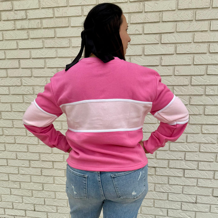 Cloud Fleece Color Block Crew