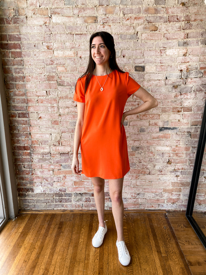 heavy knit shift dress