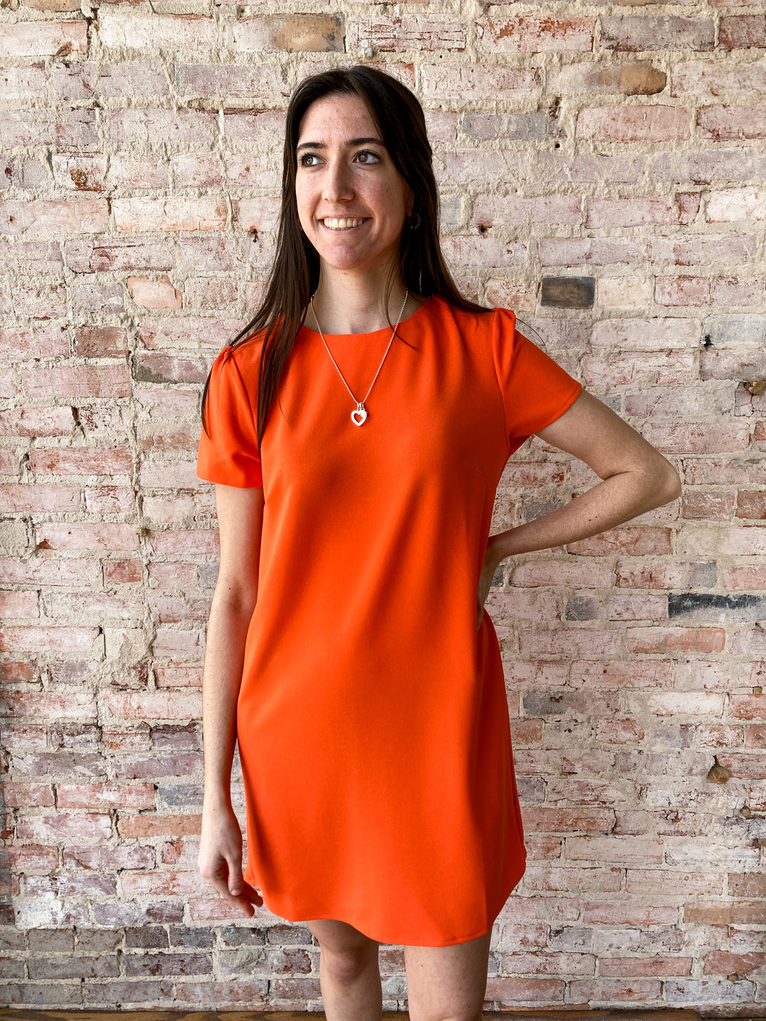 heavy knit shift dress