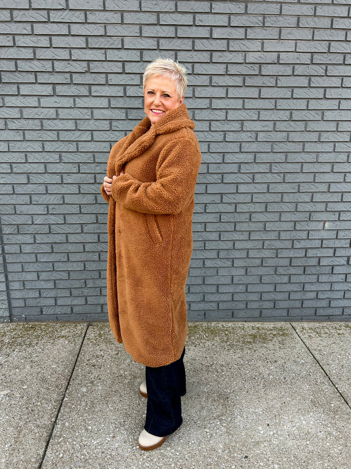 Full Length Teddy Coat