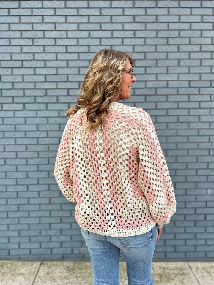 Zenith Weave Open Cardigan