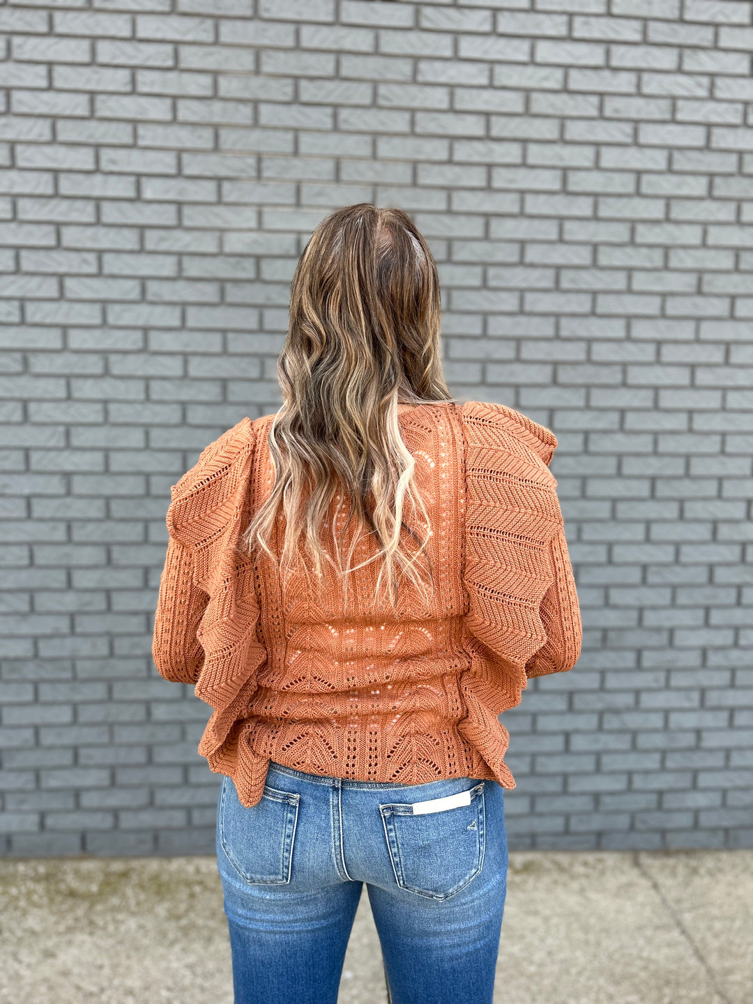 Knitted Pullover Sweater Top