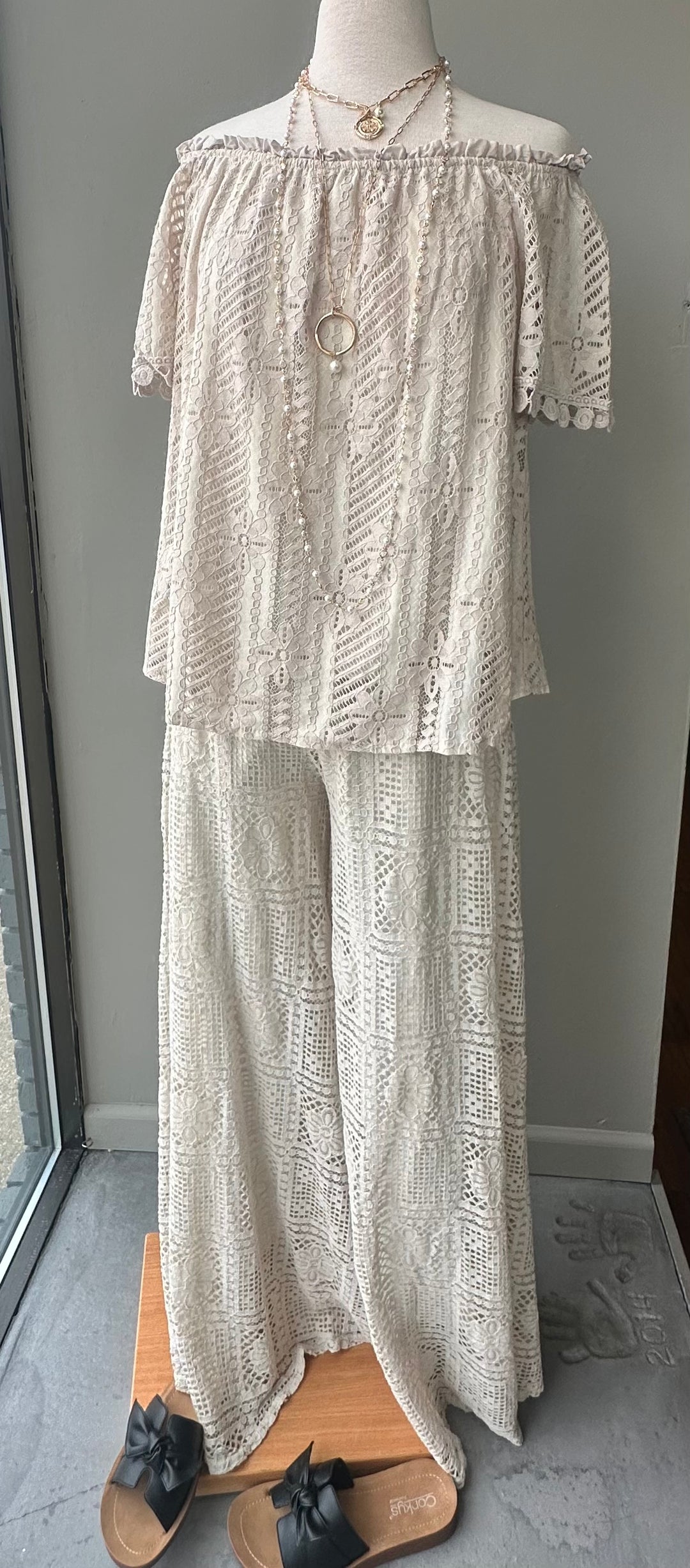 Off Shoulder Lace Top