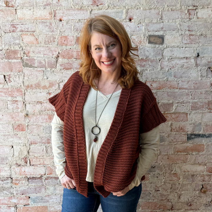 Fern Chunky Knit Gilet