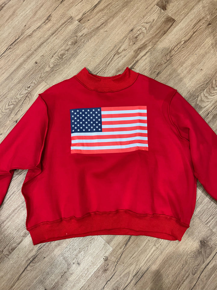 Freedom/Legacy Mock Neck Sweater