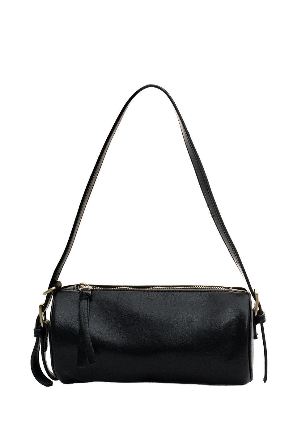 Vixen Convertible Barrel Crossbody - Black