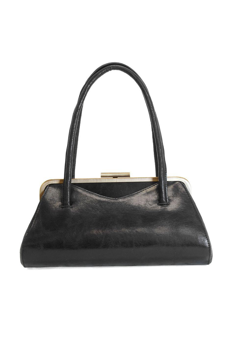 Lady Frame Shoulder Bag - Black
