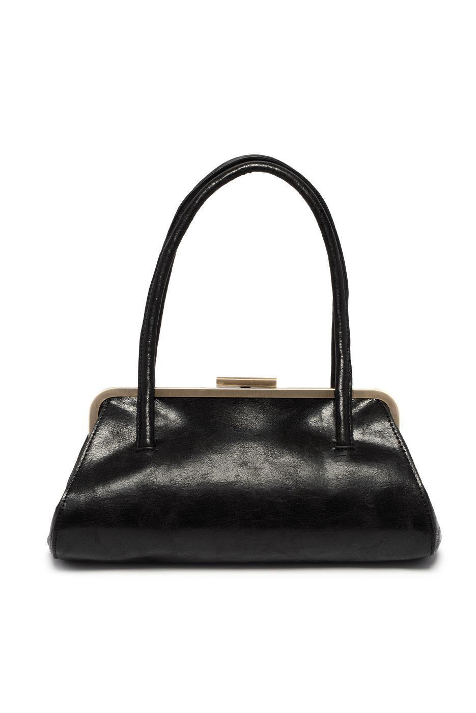 Lady Frame Shoulder Bag - Black