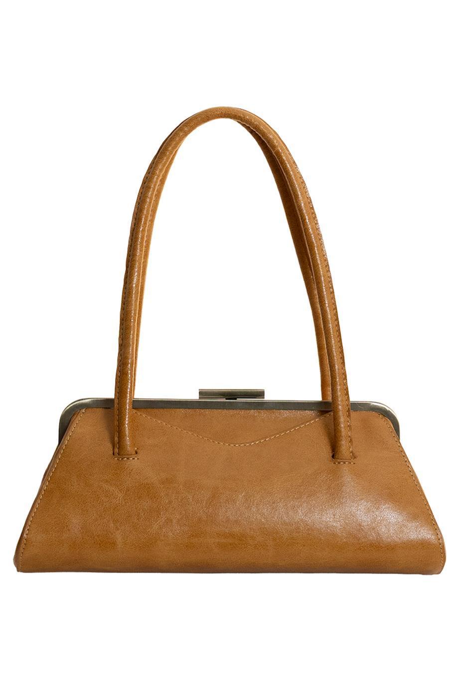 Lady Frame Shoulder Bag - Golden Maple