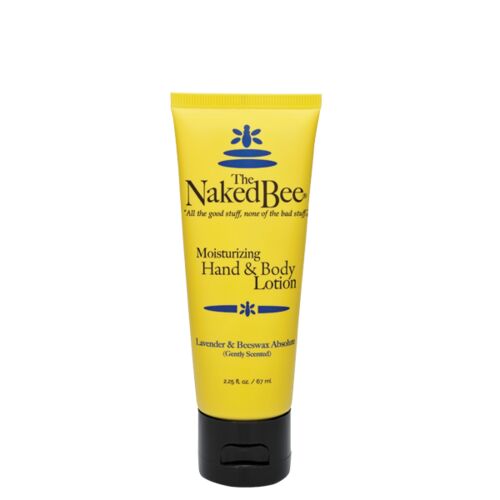 The Naked Bee yellow tube of Moisturizing Hand & Body Lotion with Lavender & Beeswax