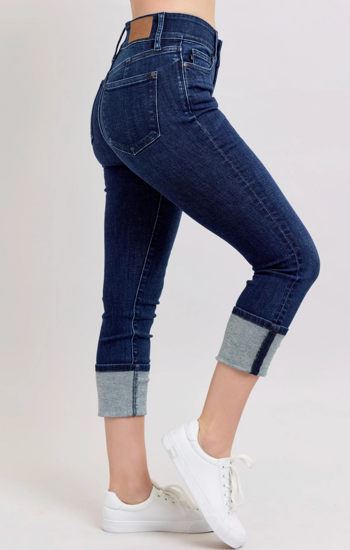 Judy Blue Hw Double Waist Band Capri