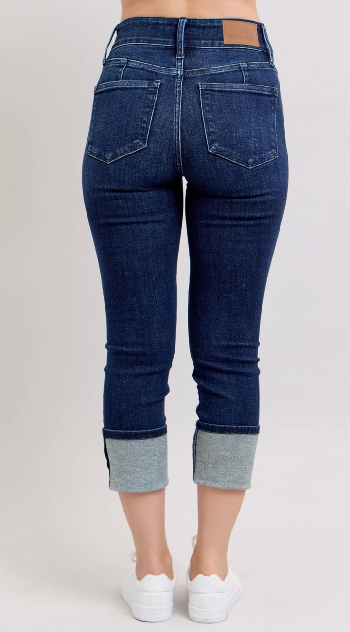 Judy Blue Hw Double Waist Band Capri