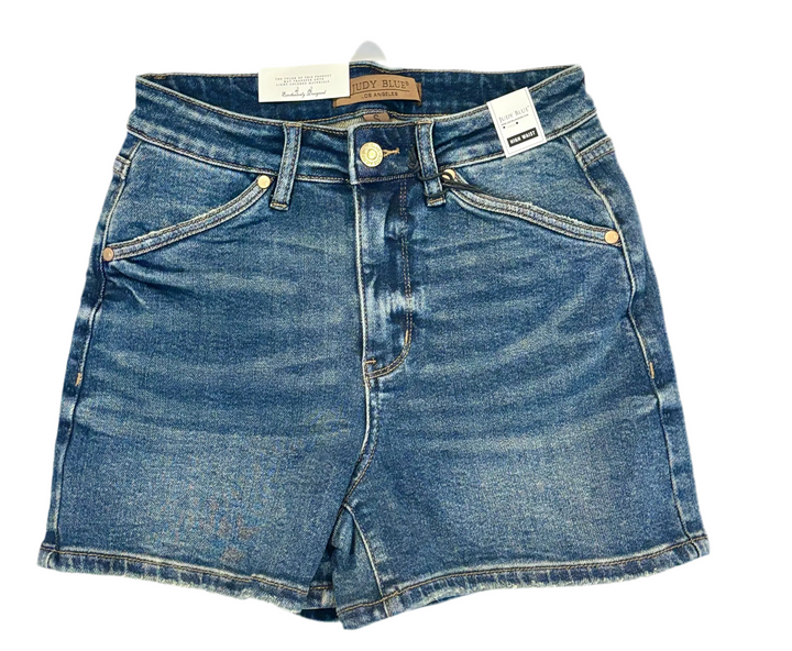 Judy Blue HW Shield Back Pocket Shorts