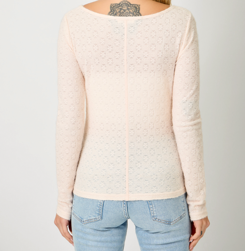 Floral Textured Top