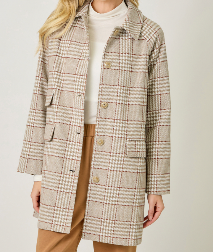 Single Breasted Midi Coat
