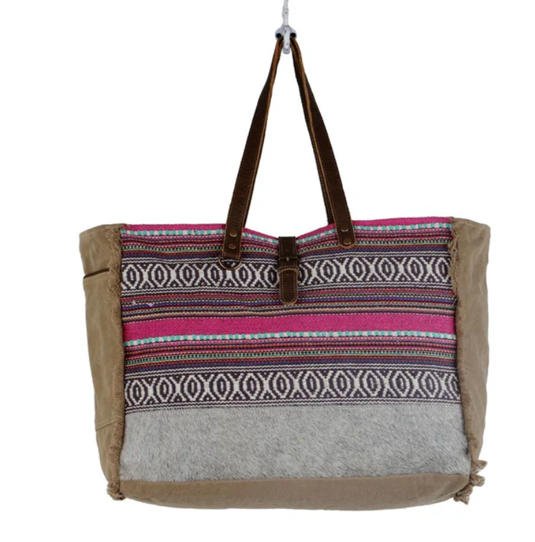 Vibrant Boho Weekender Bag