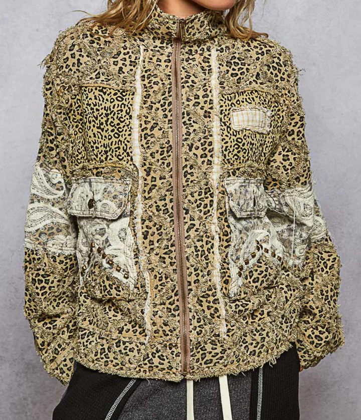 Textured Woven Lace Jacket