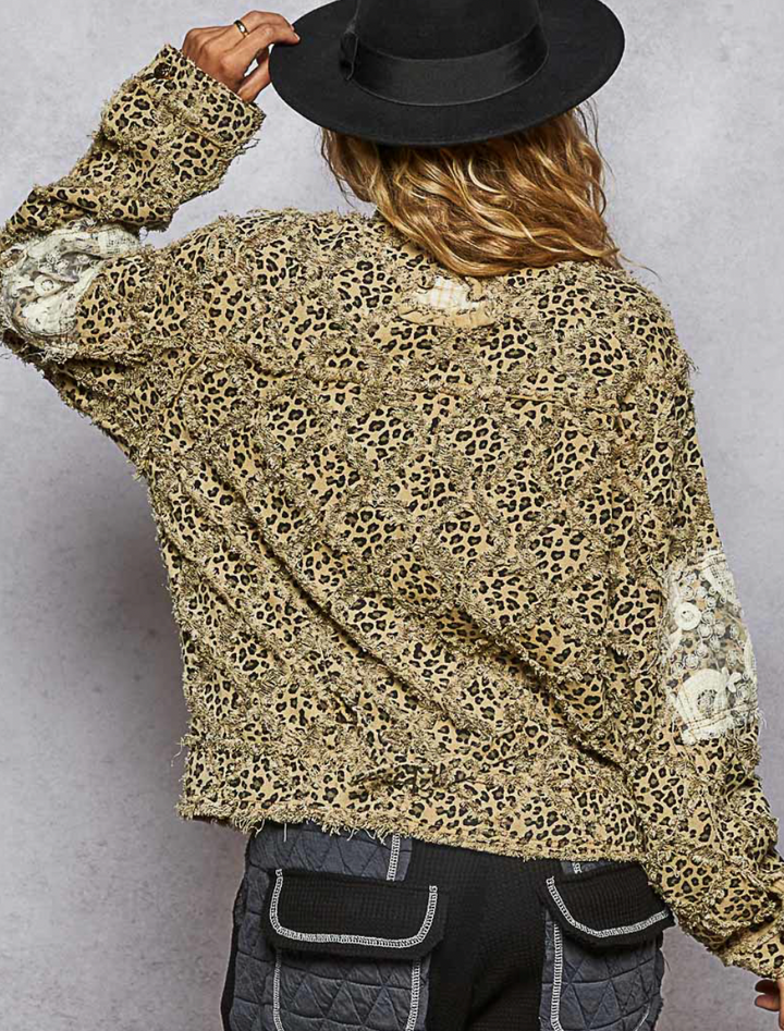 Textured Woven Lace Jacket