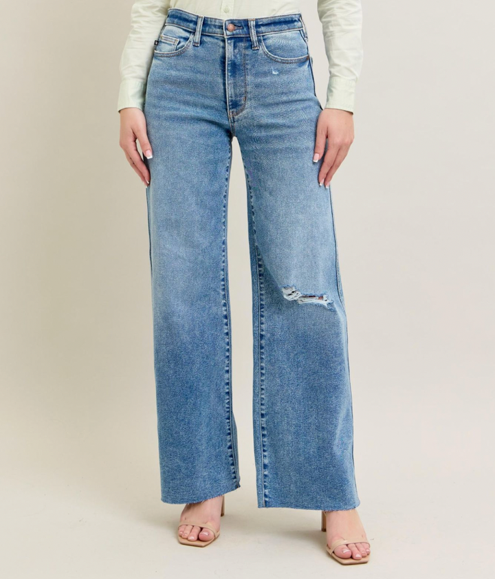 Judy Blue Vintage Wash Wide Leg