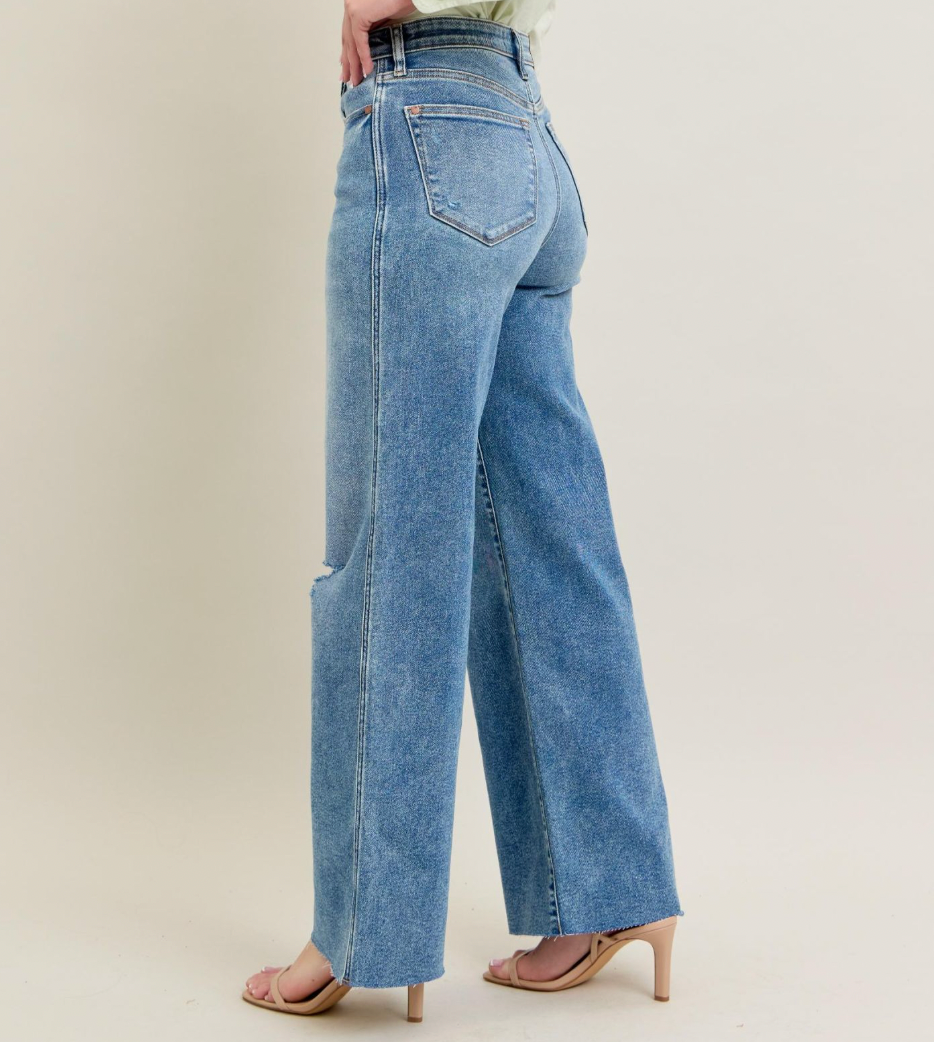 Judy Blue Vintage Wash Wide Leg