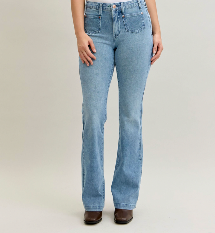 Judy Blue MR Bootcut Patch Pocket