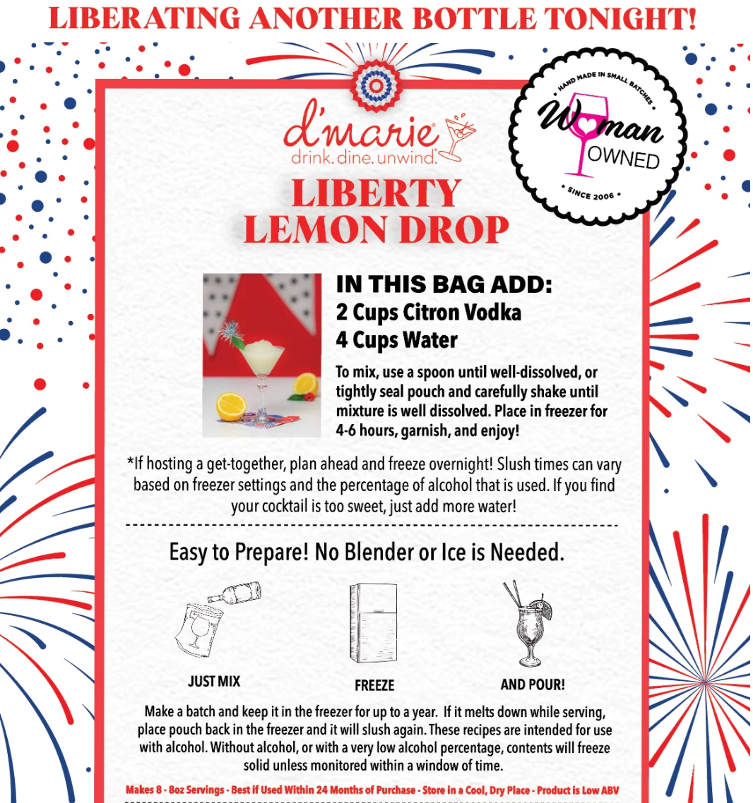 Liberty Lemon Drop Cocktail Mix