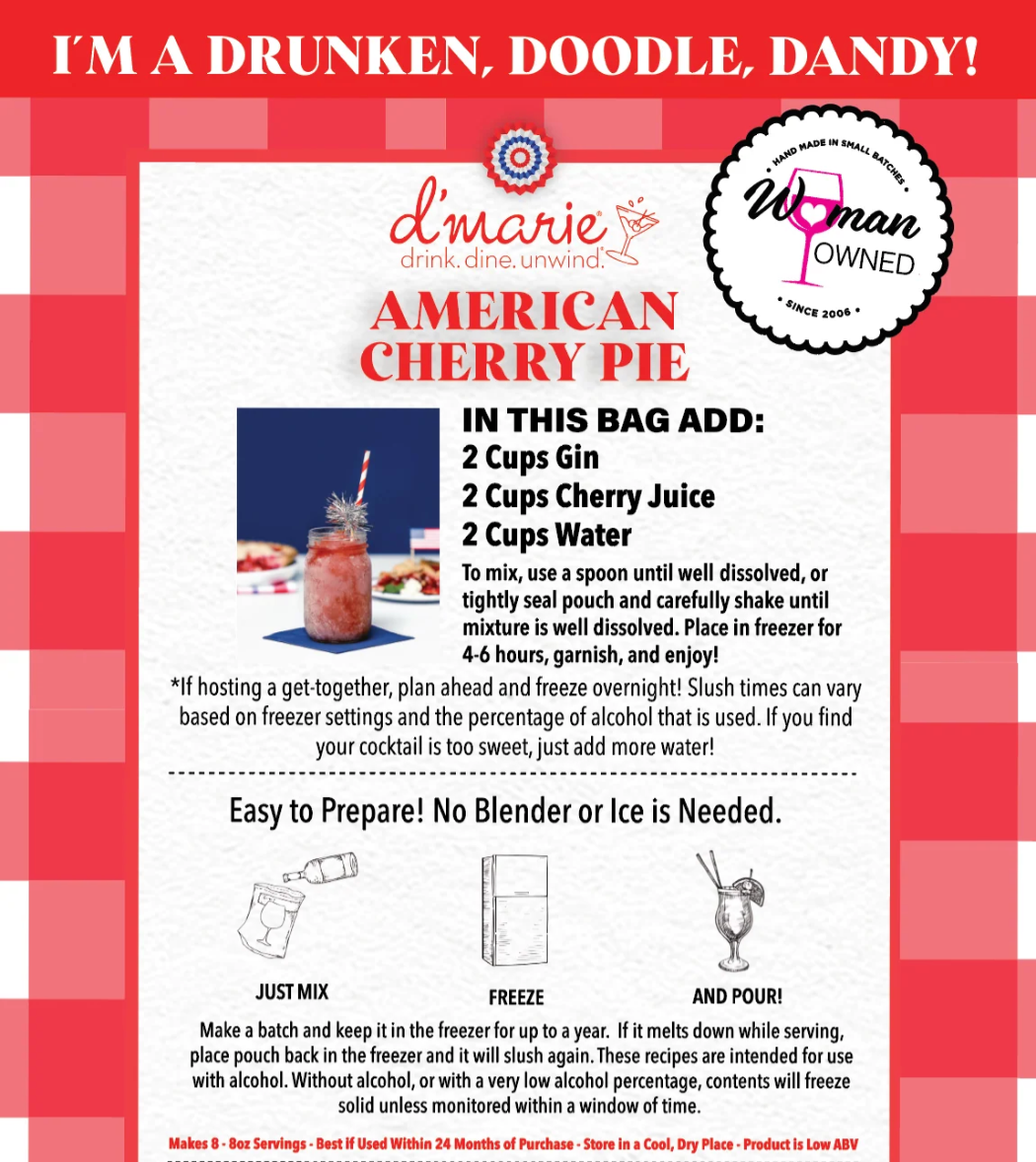 American Cherry Pie Cocktail Mix